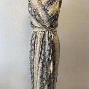 Paper Heart Wrap Dress Size Med.